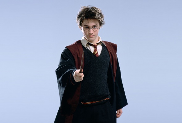 Гарри с волшебной палочкой