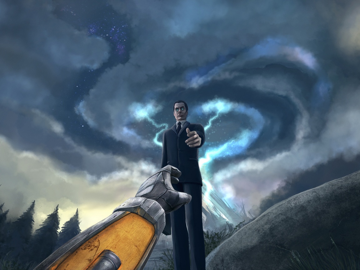 half-life, g-man, 